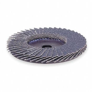 WEILER H7334 Fiber Disc 3 in Dia 1/4in Arbor 120 Grit, 4KM69