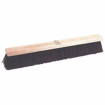 TOUGH GUY Push Broom Head Bolt On 24 Sweep Face, 4KNC4