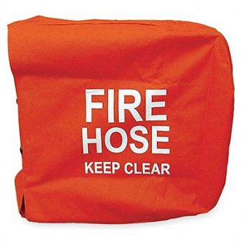 MOON AMERICAN Fire Hose Cover Red 18 L Nylon, 6APE2