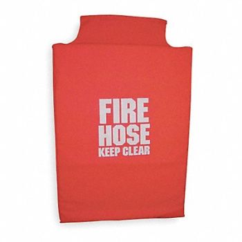 MOON AMERICAN Fire Hose Cover Red 32 L Nylon, 4KR27