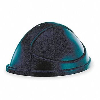 RUBBERMAID COMMERCIAL PRODUCTS Trash Can Top Dome Swing Closure Black, 4KT30