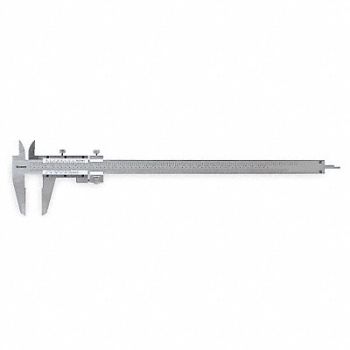 WESTWARD Vernier Caliper 0-12 In 2.5 In D, 4KU76