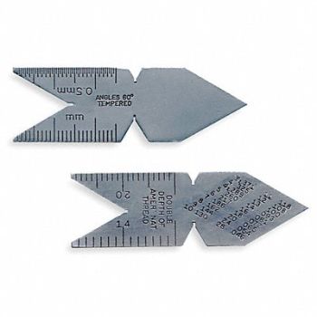 STARRETT Center Gauge Grad In 14 20 24 32, 2ZVD9