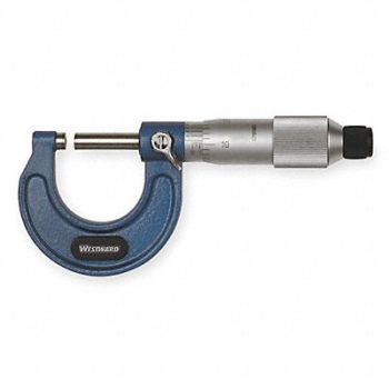 WESTWARD Micrometer 0-1 In 0.001 Friction, 4KU90