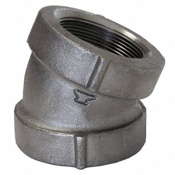ANVIL 22.5 Elbow Cast Iron 2 1/2 in FNPT, 4KUT3