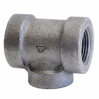 ANVIL Tee Cast Iron 3 in FNPT Class 125, 4KUU4