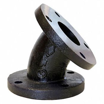 ANVIL 45 Elbow Cast Iron 3 in Class 125, 4KWD6