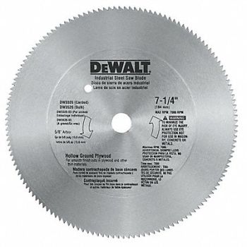 DEWALT Circular Saw Blade Blade Dia 7-1/4 in., 4KX51