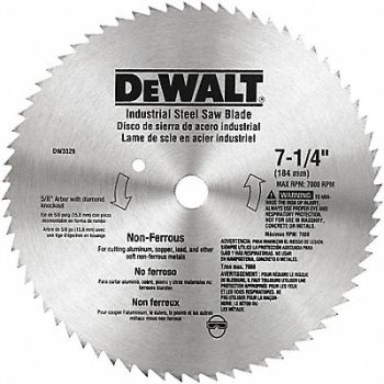 DEWALT Circular Saw Blade Blade Dia 7-1/4 in., 4KX53