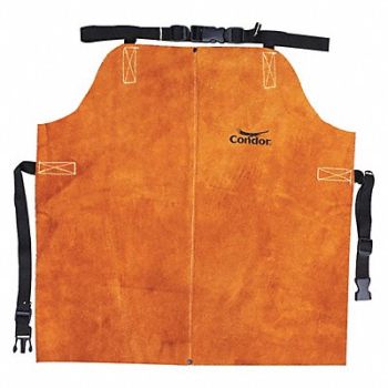 CONDOR Welding Waist Apron Leather 24 x 24 In, 4KXH2