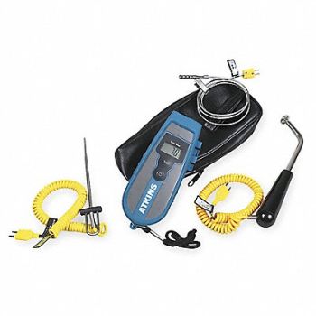 COOPER ATKINS Thermocouple Thermometer 1 Input Type K, 4KY60