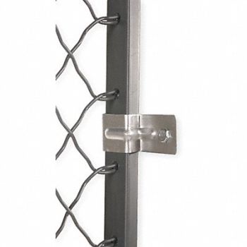 FOLDING GUARD Wire Prtn Wll Clmp Kt Zinc Plated Steel, 4KY85