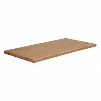 GRAINGER APPROVED Workbench Top Butcher Block 72x36 Radius, 4KYY8