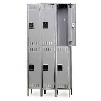 TENNSCO E1578 Wrdrb Lckr 2x3Lckr Gray 78 x45 x18 Assm, 4LA26