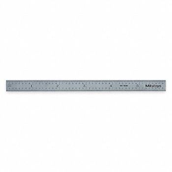MITUTOYO Rule Steel 6 In 3r, 4LA65