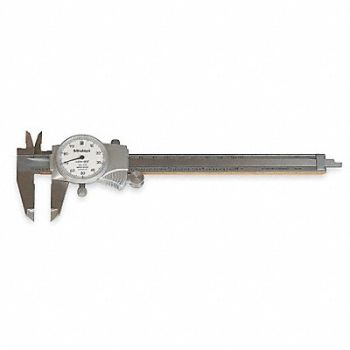 MITUTOYO Dial Caliper 0-6 In, 4LA83
