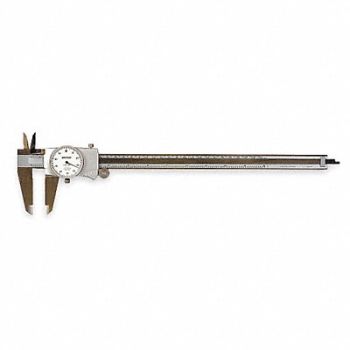 MITUTOYO Dial Caliper 0-12 In, 4LA86