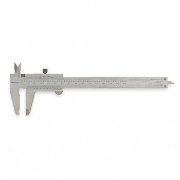 MITUTOYO Vernier Caliper 0-6 In 1.58 In D, 4LA93