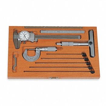 MITUTOYO Precision Meas.Tool Kit Digital Caliper, 4LB17