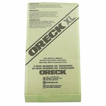 ORECK Bag Disposable Pk25, 4LB35
