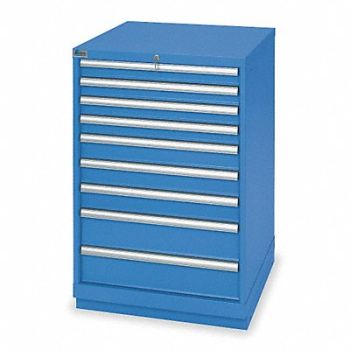 LISTA ModDrwrCab 39.5 x28 x28.5 BrtBl 9Drwr, 4LE48