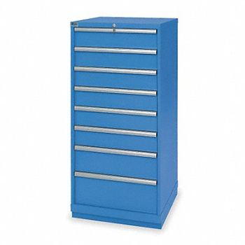 LISTA ModDrwrCab 57 x28.23 x28.5 BrtBl 8Drwr, 4LE49