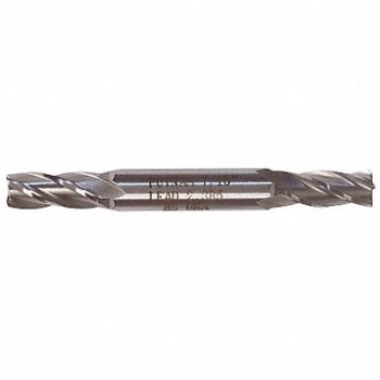 CLEVELAND Sq. End Mill Double End Cobalt 5/8, 4LU24