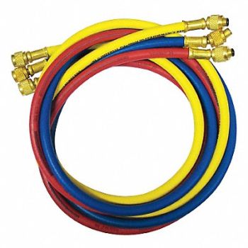 IMPERIAL Manifold Hose Set 60 In Red Yellow Blue, 4LEP3