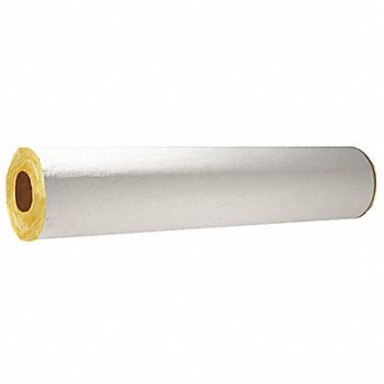 OWENS CORNING Pipe Insulation ID 5/8 Wall Thick 1, 4LFG6
