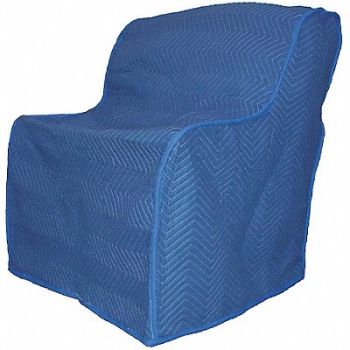 GRAINGER APPROVED Cotton/Poly Quilted Furniture Cover, 4LGK1