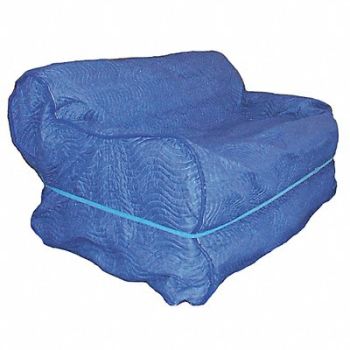GRAINGER APPROVED Cotton/Poly Quilted Furniture Cover, 4LGK2