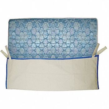 GRAINGER APPROVED Cotton/Poly Quilted Furniture Cover, 4LGK4
