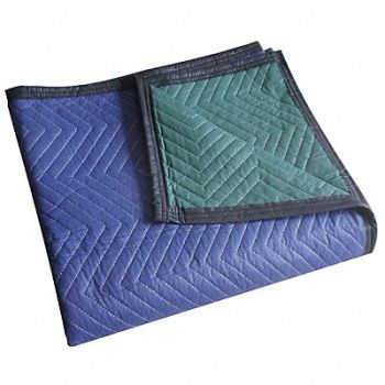 GRAINGER APPROVED Cotton/Poly Quilted Moving Blanket, 4LGK9