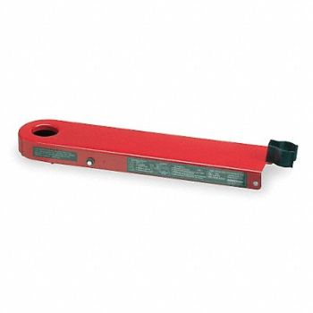 MOON AMERICAN Fire Hose Pin Rack Red, 4LL10