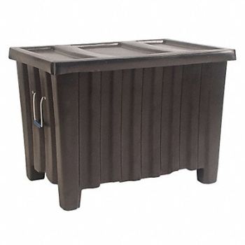 MYTON INDUSTRIES Bulk Container Black, 4LMC7