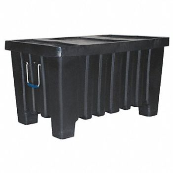 MYTON INDUSTRIES Bulk Container Black, 4LMD3