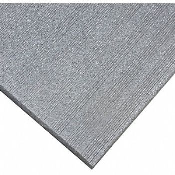 NOTRAX Antifatigue Runner Gray 3ft. x 60ft., 4LNH5