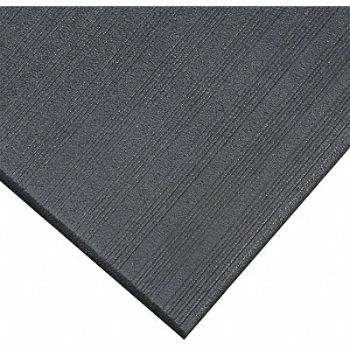NOTRAX Antifatigue Runner Black 3ft. x 30ft., 4LNH9