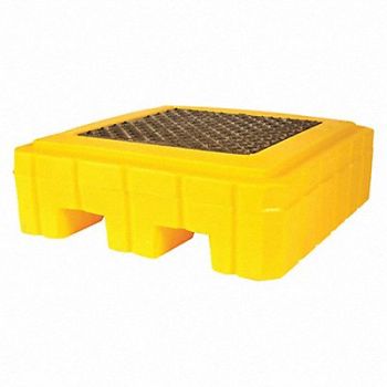 ULTRATECH Drum Spill Cntnmnt Pallet 1 Drum 800 lb., 4LNR4