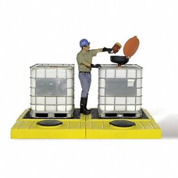 ULTRATECH Bulkhead Fitting Black Polypropylene, 4LNR6