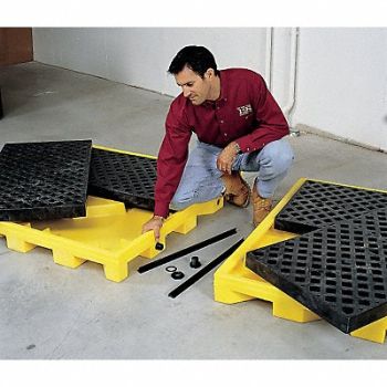 ULTRATECH Bulkhead Fitting 1 in W Polypropylene, 4LNR9