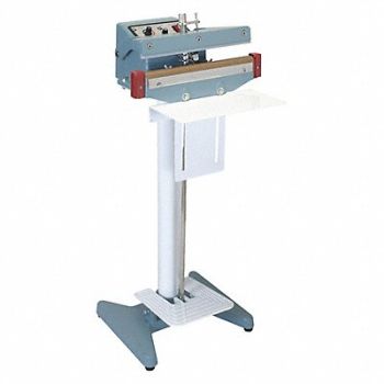 GRAINGER APPROVED Poly Bag Sealer Floor Mount Foot Op, 4LT32