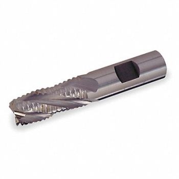 CLEVELAND Sq. End Mill Single End Cobalt 3/4, 4YHA3