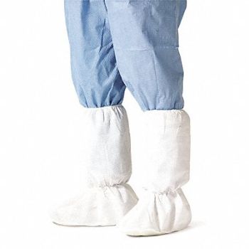 DUPONT D2226 Boot Covers XL White ISO 6 PK100, 4LUR3