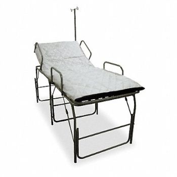 FSI Medical Field Cot with IV Pole Blue, 4LUT1
