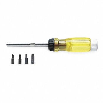 PROTO Multi-Bit Screwdriver NumBits 4, 4LV34