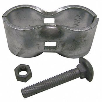 GRAINGER APPROVED Panel Clamp Steel 1-3/8 In Dia, 4LVH5