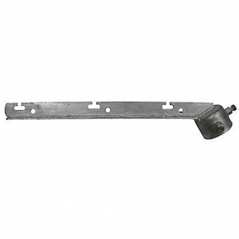 GRAINGER APPROVED Barbed Wire ArmCorner Steel 2-3/8 In Dia, 4LVH7