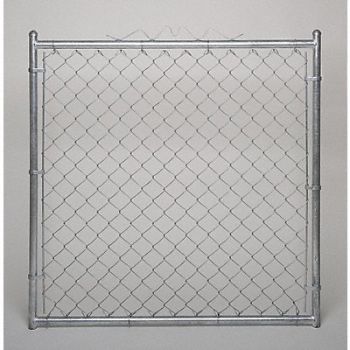 GRAINGER APPROVED Chain Link Walk Gate 9 ga 48 W x 72 In H, 4LVN2