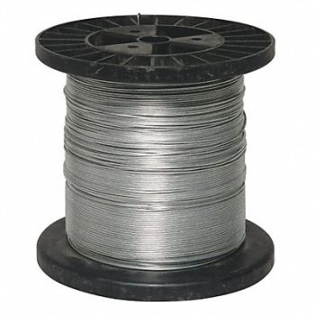 GRAINGER APPROVED Electric Fence Wire 17 Ga 1320 Ft Steel, 4LVR1